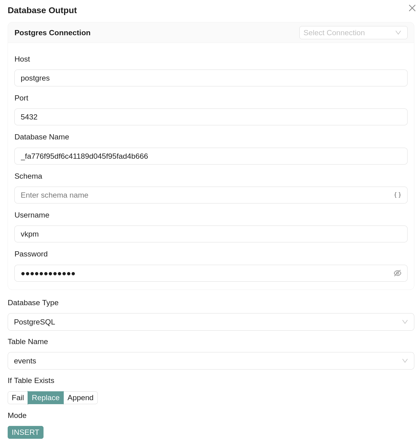 Загрузка данных Excel (XLSX, XLS, ODS)