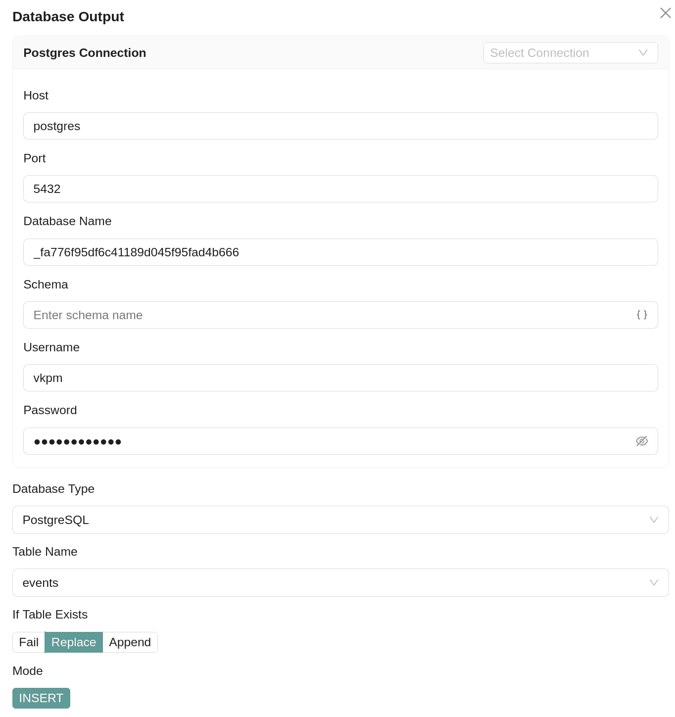 Загрузка данных Excel (XLSX, XLS, ODS)