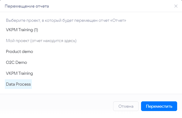 Отчёты