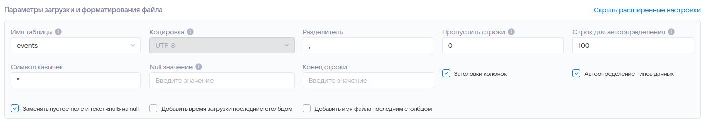 Загрузка данных из файлов